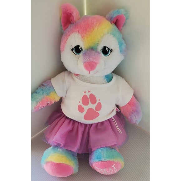 Build-A-Bear Great Wolf Lodge Plush Sherbet Rainbow Exclusive Limited Stuffed 21 - Picture 13 of 13